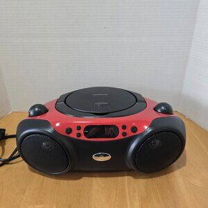 Blackweb Bluetooth CD Player Digital FM Radio Headphone Jack‎ BWA17AA003 Tested